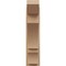 Ekena Millwork 7 1/2-in W x 20-in D x 32-in H Balboa Slat Rough Cedar Woodgrain TimberThane Outlooker, Primed Tan OUTUR075X20X32BOA24RCPR - alternate 4